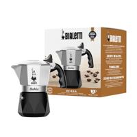 Italiaanse Koffiepot Bialetti BRIKKA Zwart Aluminium 2 Koppar - thumbnail