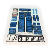 ROCKSHOX decor set decal set blue - thumbnail