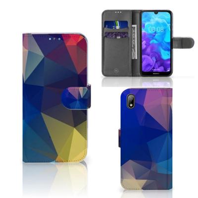 Huawei Y5 (2019) | Book Case | Polygon Dark Huawei Y5 (2019) | Book Case | Polygon Dark