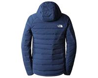 The North Face Belleview Stretch Down Hoodie Heren Isolatiejas Shady Blue XL - thumbnail
