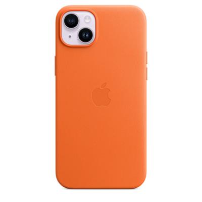 Apple leather case iPhone 14 Plus Orange
