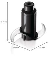 Philips keukenmachine avance collection 1300 w hr7778/00 - thumbnail