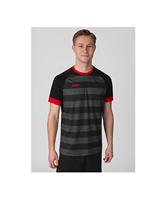 JAKO 4214 Shirt Celtic Melange Km - Zwart/Sportrood - XXL - thumbnail