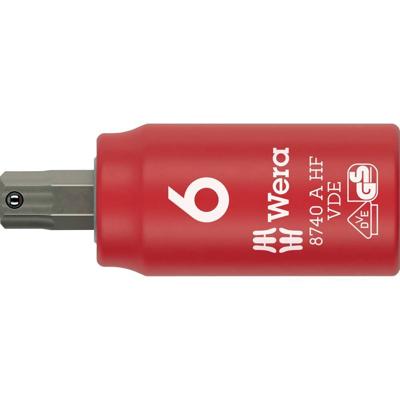 Wera 8740 A VDE HF 05005903001 Inbus Dopsleutelinzetstuk 6 mm Wera 8740 A VDE HF 05005903001 Inbus Dopsleutelinzetstuk 6 mm