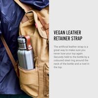 Zwarte Black+Blum Geïsoleerde Waterfles - 0,5 liter - Zwart - thumbnail