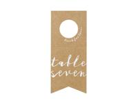 Tafelnummer fleshangers kraft-wit (10st) Forest Wedding - thumbnail