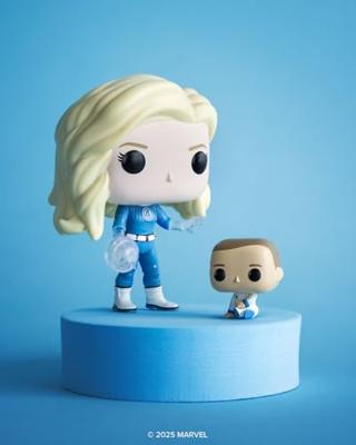 Funko Pop! figuur Marvel Studios The Fantastic 4 First Steps Invisible Woman & Franklin