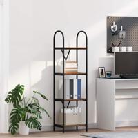 Boekenkast Oud hout 40 x 30 x 146 cm Bewerkt hout - thumbnail