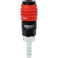 3-in-1 universele persluchtveiligheidskoppeling, 9 mm met slangtule KS Tools 999.9101 - thumbnail
