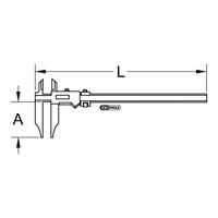 KS Tools 300.0563 300.0563 Werkplaatsschuifmaat - thumbnail
