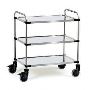 Fetra Hauptartikel 5005 Etagewagen RVS Laadvermogen (max.): 150 kg Chroom Fetra Hauptartikel 5005 Etagewagen RVS Laadvermogen (max.): 150 kg Chroom