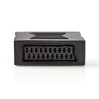 SCART-Adapter | SCART Female - SCART Female | Zwart - thumbnail