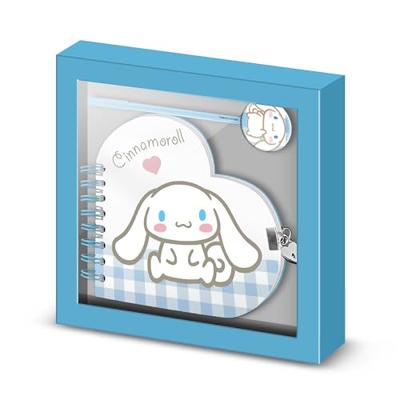 Sanrio Heart Diary & Pen Gift Set Cinnamoroll Vichy Multicolour
