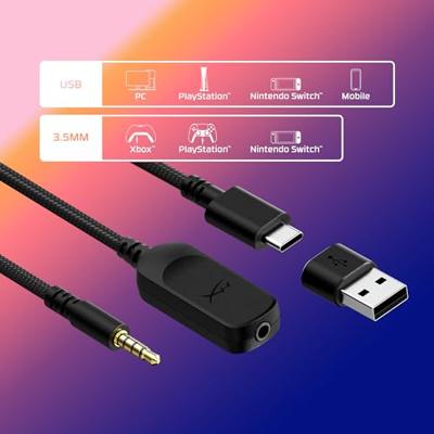 HyperX Cloud III BLK GAM Over Ear headset Kabel Stereo Zwart Gamen - thumbnail