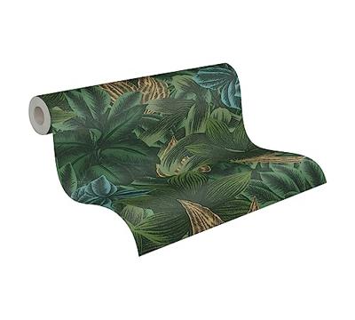 Livingwalls Metropolitan Stories. Travel Stories - Groen - Floral - 392224