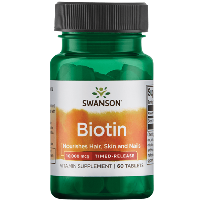 Ultra Timed-release Biotin 10mg | Swanson | 60ct Ultra Timed-release Biotin 10mg | Swanson | 60ct