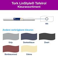 Tafellaken Tork Linstyle Premium 120cmx20m wit 474581 | 2 stuks - thumbnail