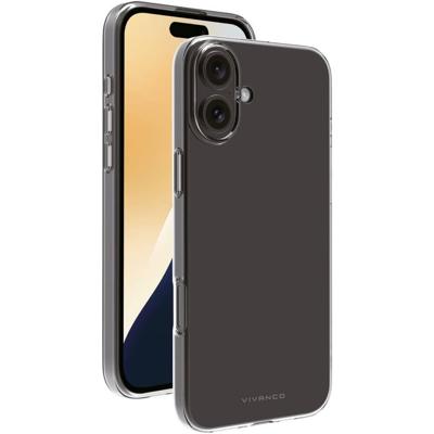 Vivanco SUPER SLIM Backcover Apple iPhone 16 Plus Transparant Inductieve lading, Zanddicht, Spatwaterdicht, Stofdicht Vivanco SUPER SLIM Backcover Apple iPhone 16 Plus Transparant Inductieve lading, Zanddicht, Spatwaterdicht, Stofdicht