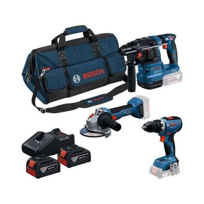 Bosch Professional Accu combiset 3-delig 18V 4.0Ah in tas - 0615A50094