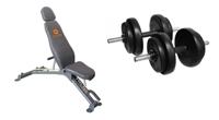 Combinatie set Monaco + 2 x 15 KG dumbells - thumbnail