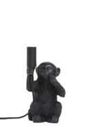 Light & Living Tafellamp 'Monkey' 23cm, kleur Mat Zwart - thumbnail
