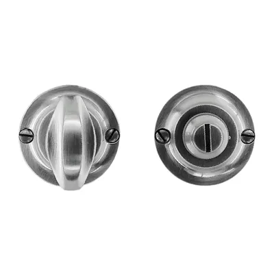 Hdd Pro WC Garnituur Rond Retro 43 Mm Classic Inox Look