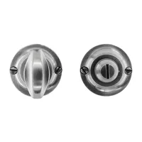 Hdd Pro WC Garnituur Rond Retro 43 Mm Classic Inox Look - thumbnail