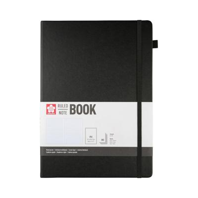 Sakura • notebook ruled 21x30cm black