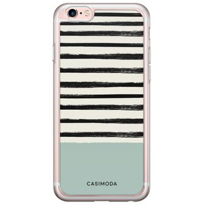 iPhone 6/6s siliconen hoesje - Stripes on stripes iPhone 6/6s siliconen hoesje - Stripes on stripes