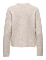 Only Onlsimoni L/s O-neck Cardigan Knt Noos Vest Pumice Stone - thumbnail