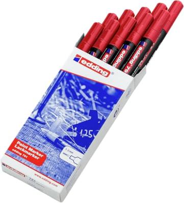 Paintmarker edding 791 alcoholbasis 1-2mm rood | 10 stuks