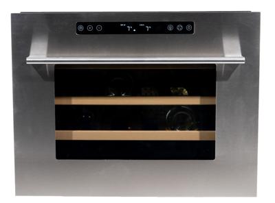 Vinata Soprana Wijnklimaatkast Inbouw - Zilverkleurig - Wijnkoelkast 24 flessen - 45.3 x 59.2 x 56.3 cm - Wijnkast