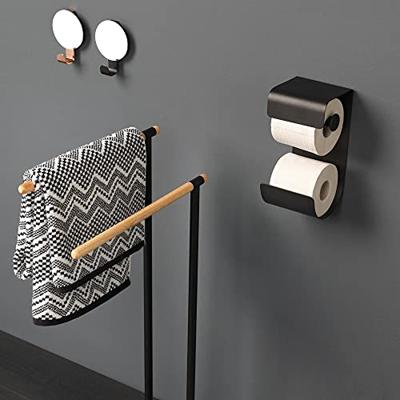 Toiletrolhouder dubbel Sealskin Brix Zwart