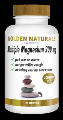 Golden Naturals Multiple Magnesium 200mg Tabletten Golden Naturals Multiple Magnesium 200mg Tabletten