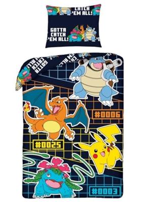 pokemon charizard Dekbedovertrek 140 x 200 cm (70 x 90 cm) polyester