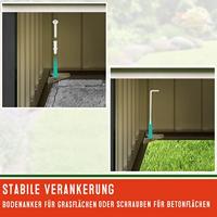 Robotmaaier Garage Antraciet Metaal 89x90x54cm - thumbnail