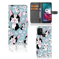 Motorola Moto G10 | G20 | G30 | Telefoonhoesje | Met pasjeshouder | Hondjes - thumbnail
