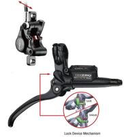 Kt Tero hd-t530 hydraulische schijfrem rh 1800mm zwart - thumbnail