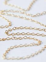 Un de ces Quatre voor Envie de Fraise fijn vergulde kettingschakel goud - thumbnail