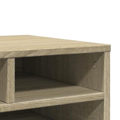 Printerkastje 49x40x22,5 cm bewerkt hout sonoma eikenkleurig - thumbnail