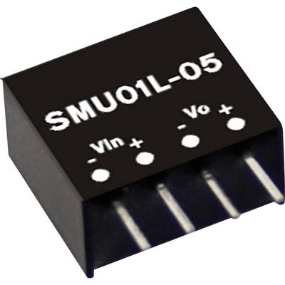 MEAN WELL SMU01M-09 DC/DC-converter 5 V/DC 1 W Aantal uitgangen: 1 x Inhoud 1 stuk(s) MEAN WELL SMU01M-09 DC/DC-converter 5 V/DC 1 W Aantal uitgangen: 1 x Inhoud 1 stuk(s)
