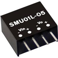 MEAN WELL SMU01M-09 DC/DC-converter 5 V/DC 1 W Aantal uitgangen: 1 x Inhoud 1 stuk(s) - thumbnail