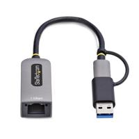 USB-kabel Startech C21GA-USB-ETHERNET Grijs - thumbnail