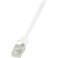 LogiLink CP2091U RJ45 Netwerkkabel, patchkabel CAT 6 U/UTP 10.00 m Wit Snagless 1 stuk(s) - thumbnail
