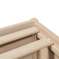 Bedframe zonder matras massief grenenhout 140x190 cm - thumbnail