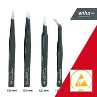 Wiha 32349 Pincetset 4-delig Spits, Plat-breed, Afgerond - thumbnail