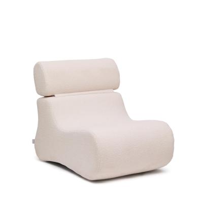 Kave Home Fauteuil 'Club' Bouclé, kleur Naturel