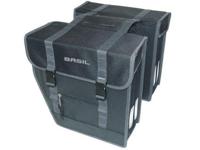 dubbele fietstas Tour zwart - thumbnail