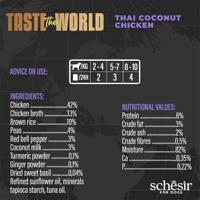 SCHESIR Taste the world Chicken thai coconut - natvoer voor honden - 150g - thumbnail