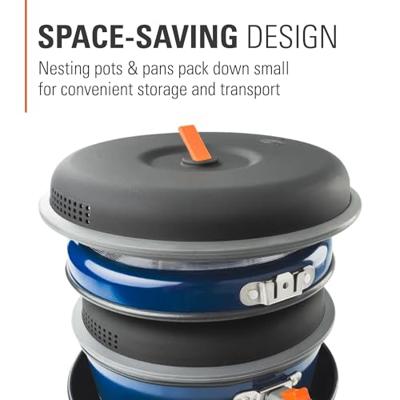 GSI Outdoors Bugaboo Ceramic Base Camper Set Pan Blauw M - thumbnail